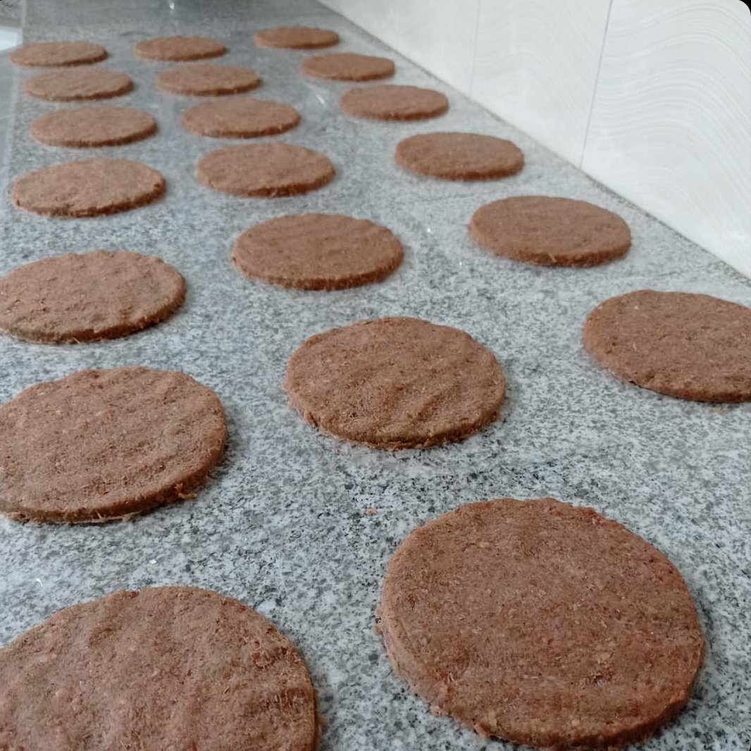 همبرگر گوشت بسته5عددی