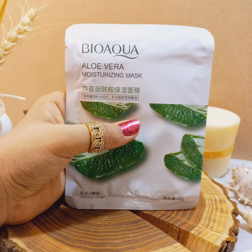 ماسک ورقه ای آلوئه ورا بیوآکوا پک ده عددی