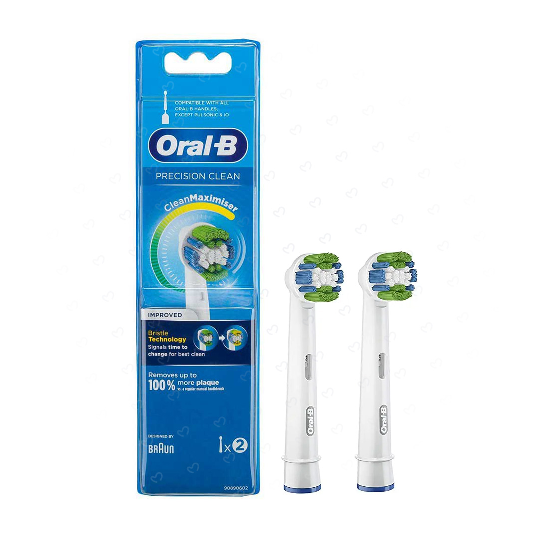 خرید اقساطی سری یدک مسواک برقی اورال بی مدل Precision Clean بسته 2 عددی | پرداخت 4 قسطه ارسال سریع