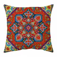 کاور کوسن کراس‌ماه طرح فرشینه سایز 30 در 30 کد c2145