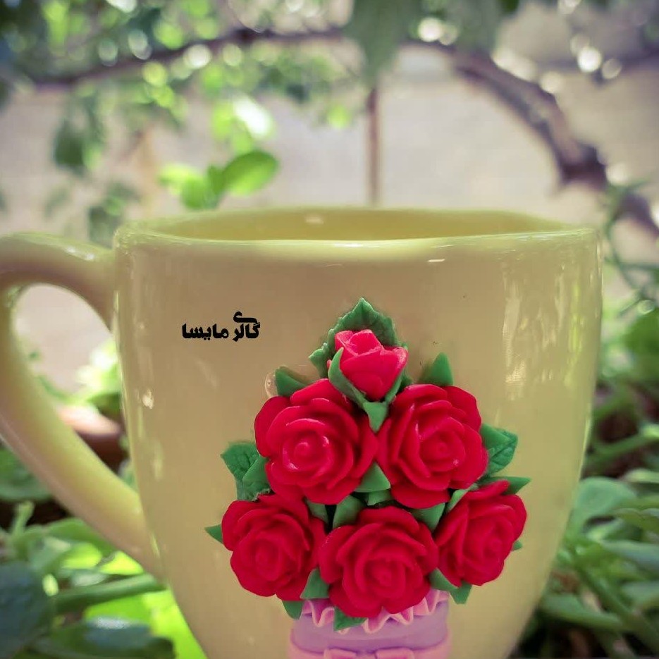 ماگ عروسک خمیری