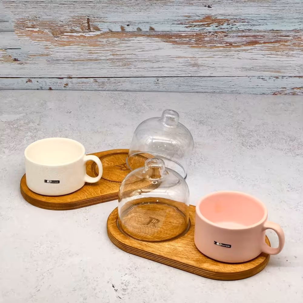 ست فنجان و کاپ کیک 