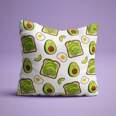 کوسن طرح آواکادو