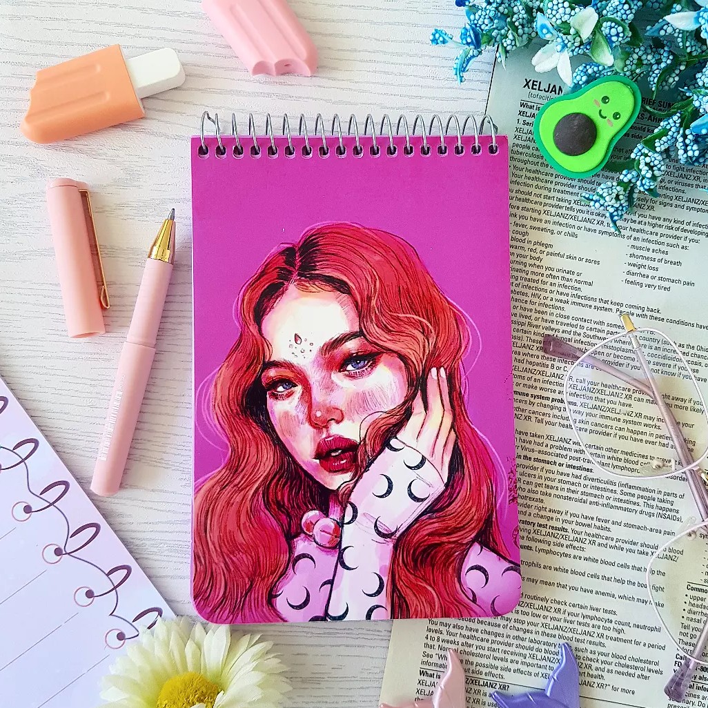 تودلیست (دفترچه)فانتزی سیمی برند سویل  100 برگ ،داخل رنگی و طرح دار