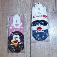 جوراب دخترانه پسرانه سایز4تا8ساله پک2جفتی کد019