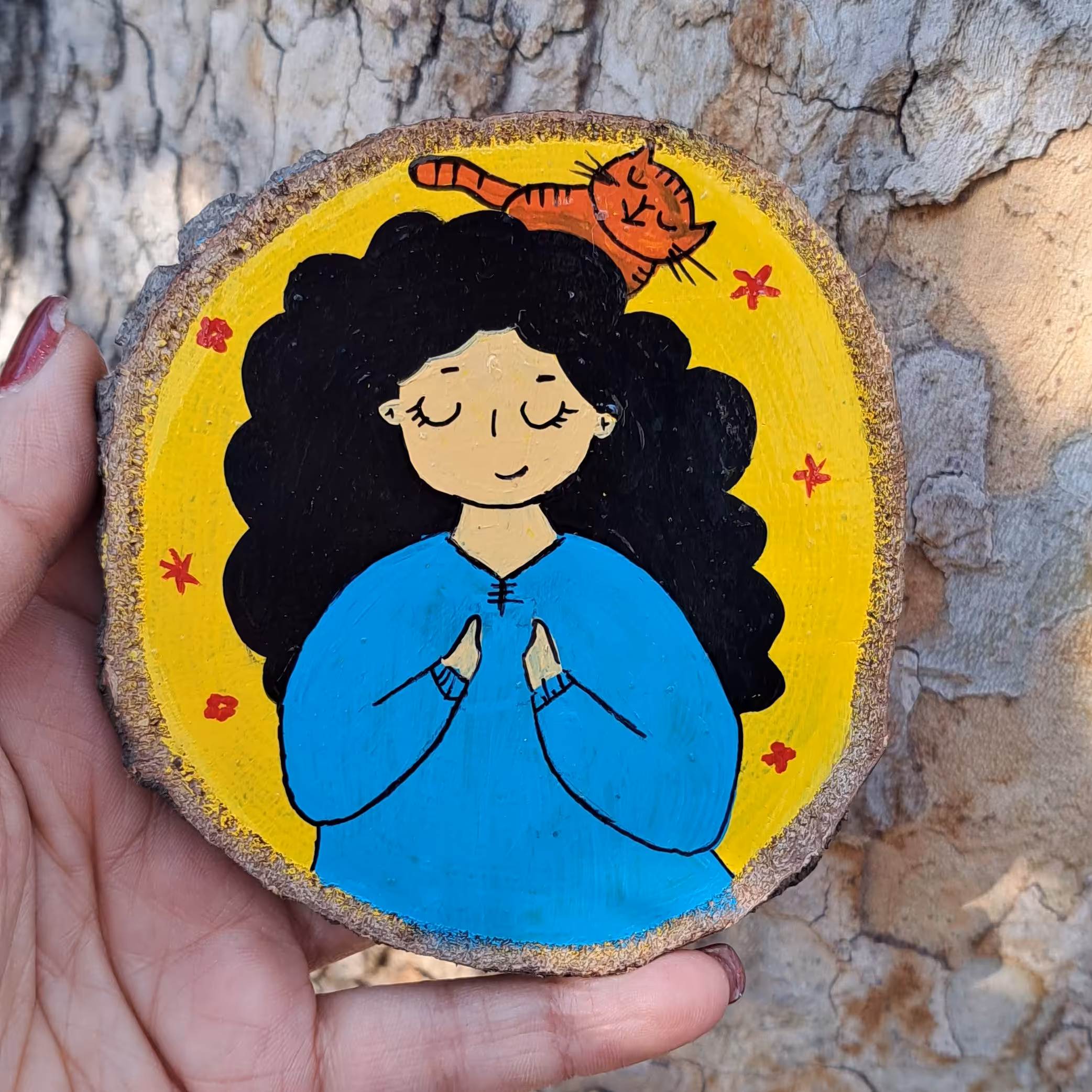 زیرلیوانی چوبی