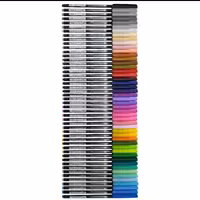 ماژیک 48 رنگ ساکورا مدل BRUSH-KOI الیاف پلی استر و قابل انعطاف مناسب طراحی