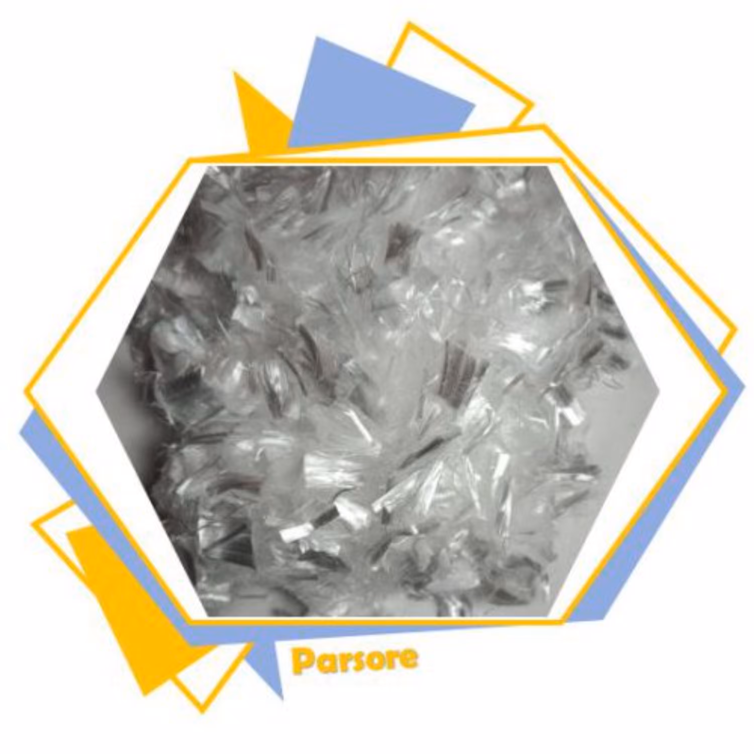 الیاف پلی پروپیلن سایز 6 میلی متر 500 گرمی