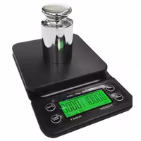 ترازو دیجیتالی با ظرفیت 3 کیلوگرم باریستا تایمردار