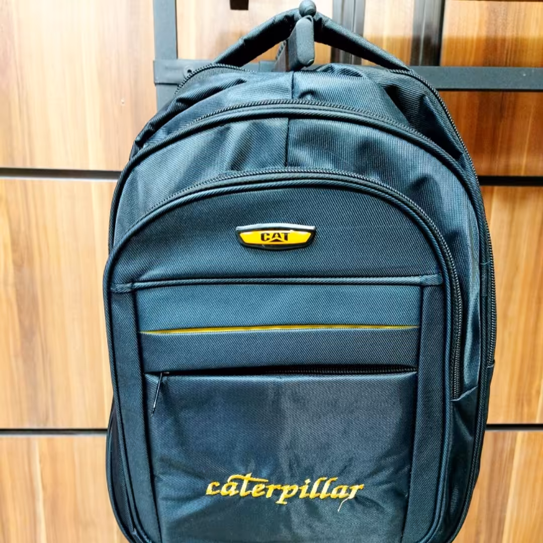 کیف و کوله اسپرت مدرسه ای دخترانه و پسرانه سه زیپ دارای ضربه گیر  تک مشکی 