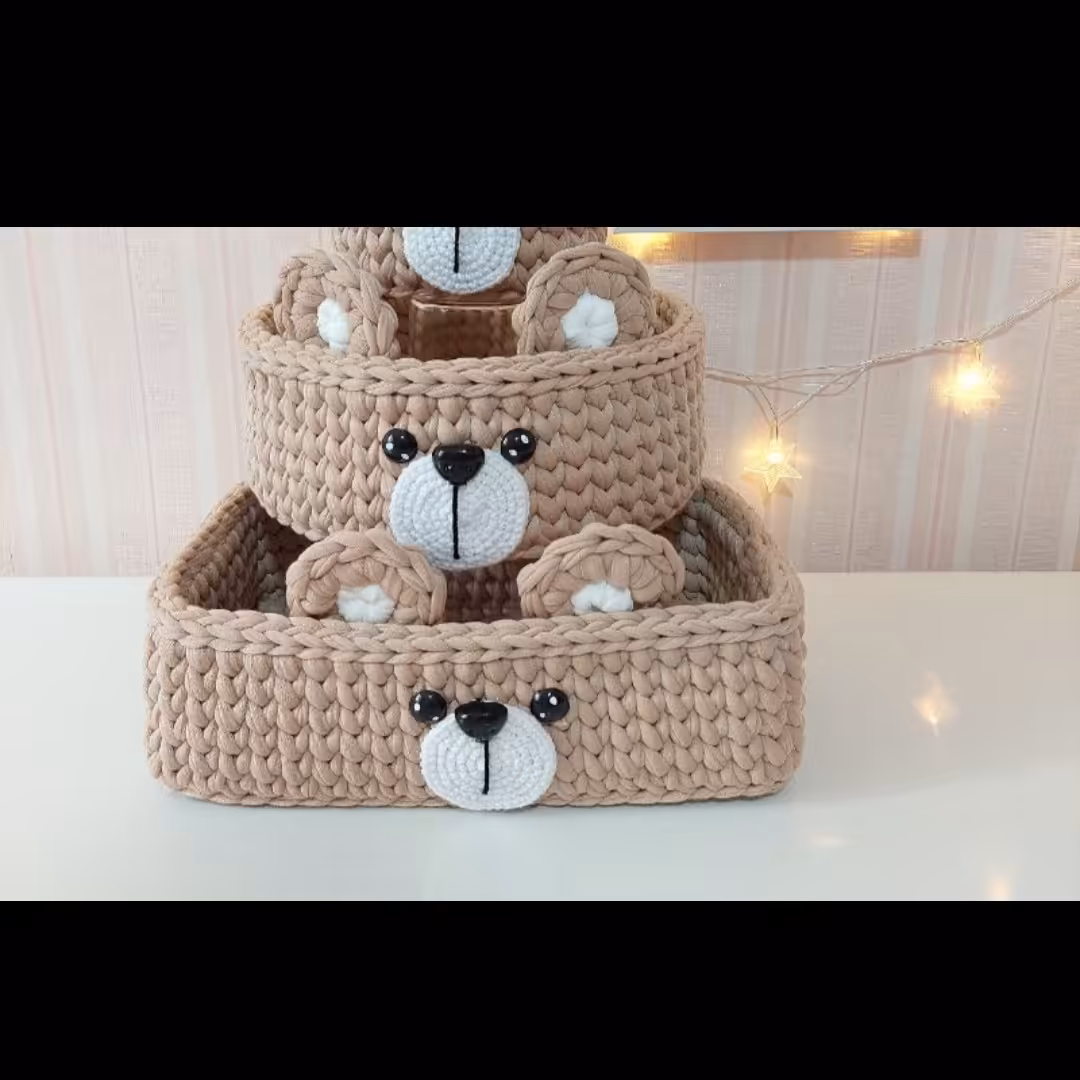 سبدگرد قطر20cm  و مستطیل خرسی طول 30cm