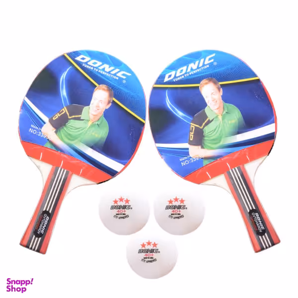 راکت پینگ پنگ دونیک مدل 930 بسته 2 عددی به همراه توپ
