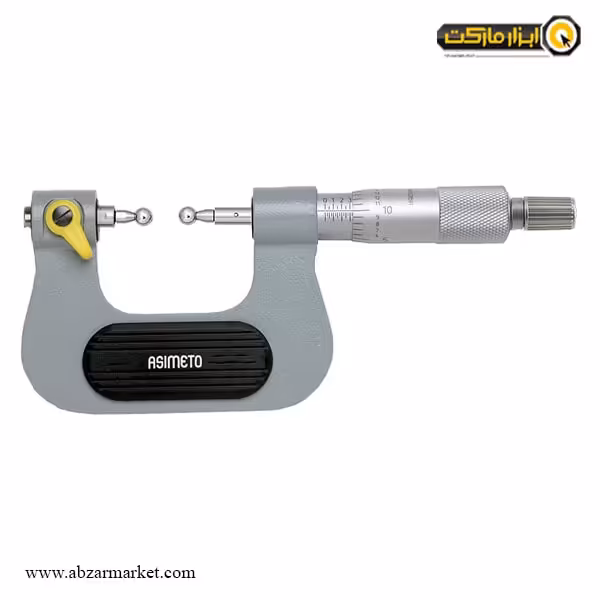 میکرومتر چرخ دنده آسیمتو 25-0 خارج سر تعویض شو مدل 8-71-118