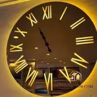 ساعت دیواری بک لایت پدیده پلاس ، ارسال باربری