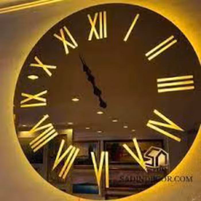 ساعت دیواری بک لایت پدیده پلاس ، ارسال باربری