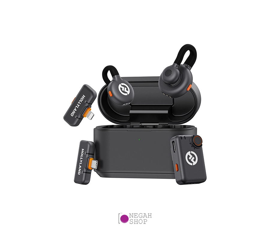 میکروفون بی سیم دو کاناله Hollyland Lark M2S Ultimate Combo