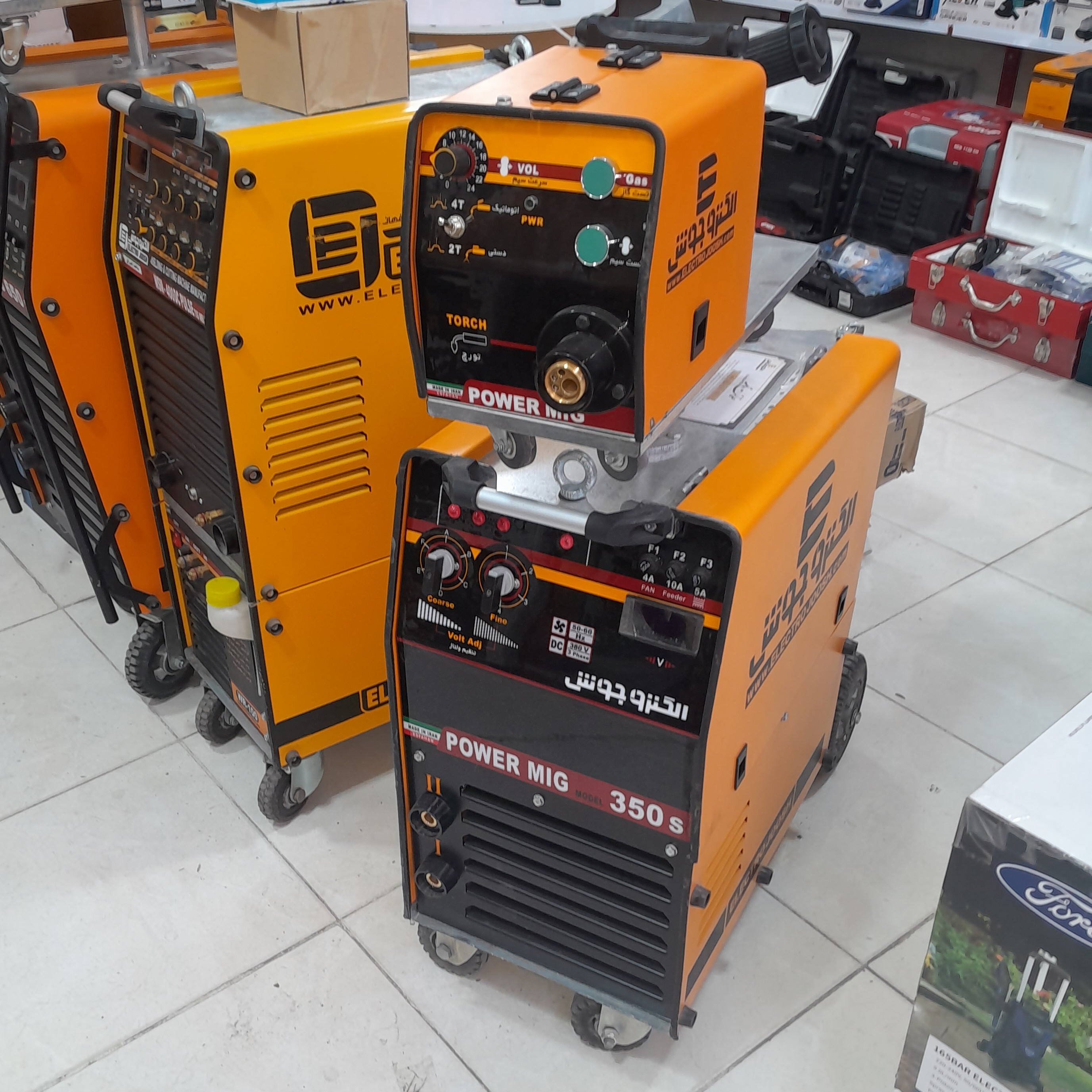 دستگاه جوش co2 هواخنک 350امپر الکتروجوش باگارانتی 1ساله