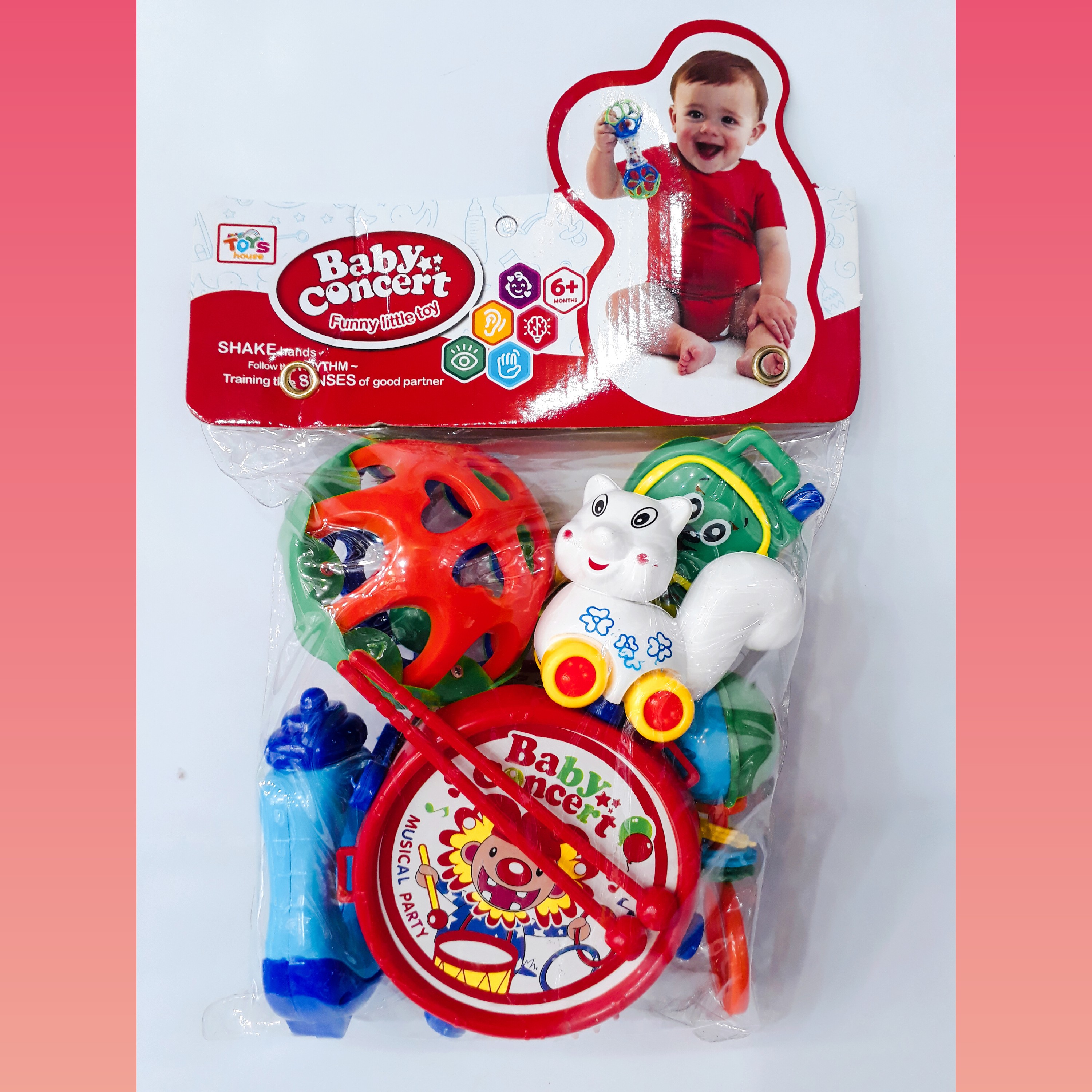 ست جغجغه کوچک 6عددی