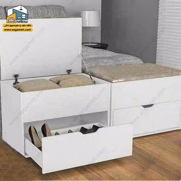 جاکفشی نیمکت دار کد JKP111 - فروشگاه سه گامه