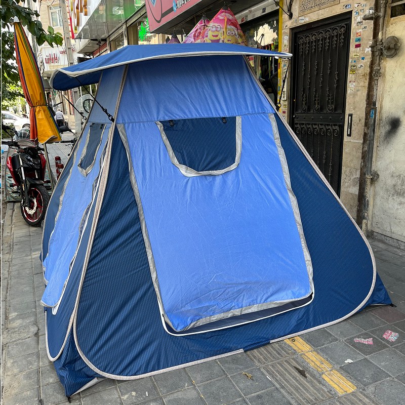 چادر مسافرتی ضد آب 8 نفره مکعبی ریپس (سقف مسطح) جنس برنو برزنتی و دومنظوره کد9