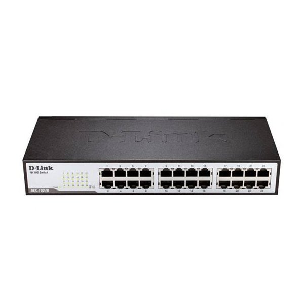 سوییچ 24 پورت غیر مدیریتی و دسکتاپ دی-لینک مدل DES-1024D