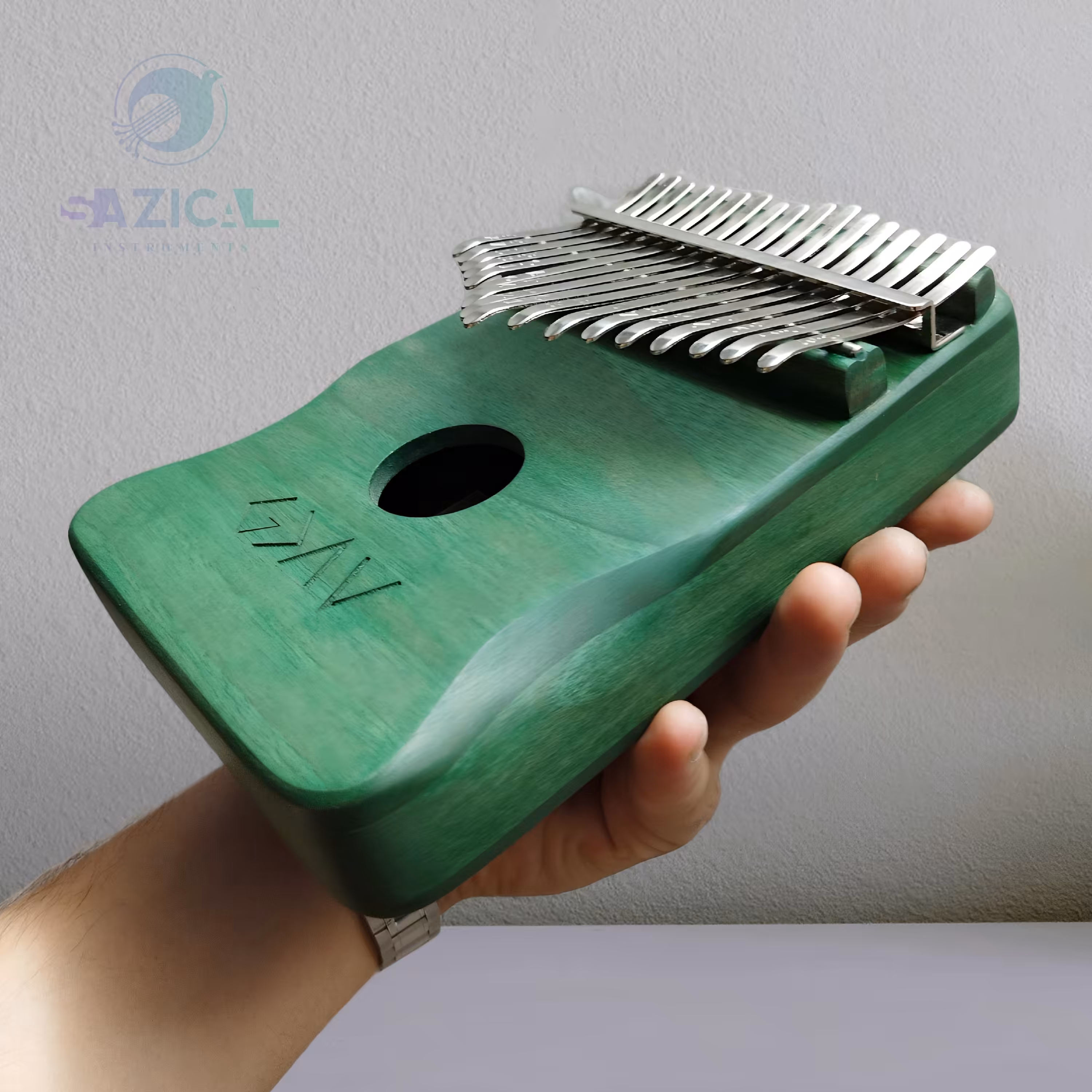 کالیمبا حرفه ای آرامیس با طرح و نقش طبیعی، ارسال رایگان ، ساخته شده از چوب گردو 