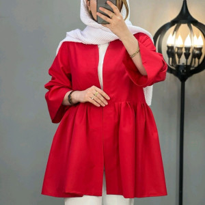 مانتو اسپرت زنانه ابروبادی نرگس مدل عروسکی