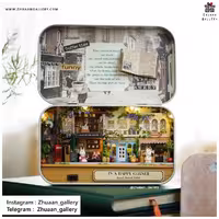 خونه عروسکی ساختنی مدل IN A HAPPY CORNER خرگوشی