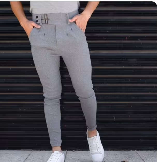 شلوار کتان سگگ دار جنس خوب تن خور عالی