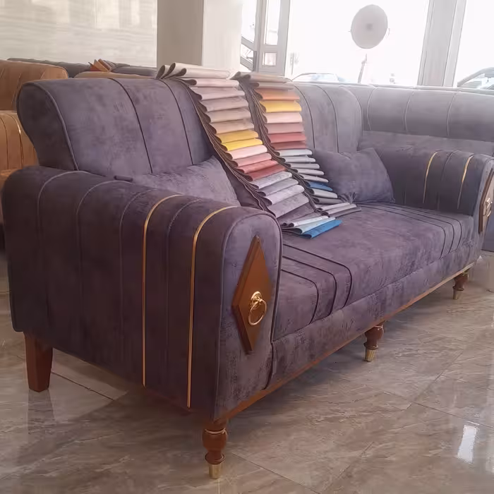 مبل راحتی اسکارلت گل رز 7 نفره پس کرایه و ارسال به مقصد 