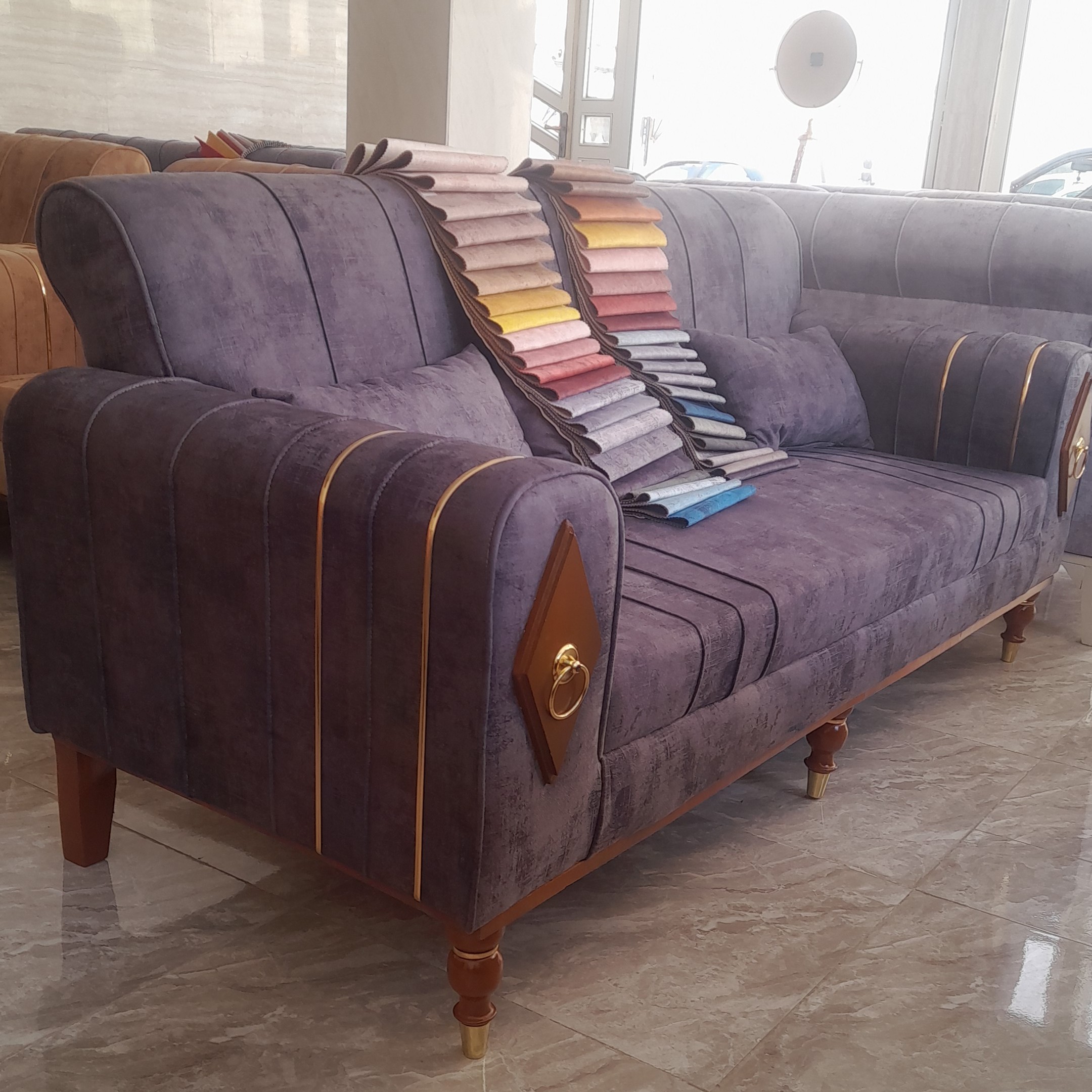مبل راحتی اسکارلت گل رز 7 نفره پس کرایه و ارسال به مقصد 