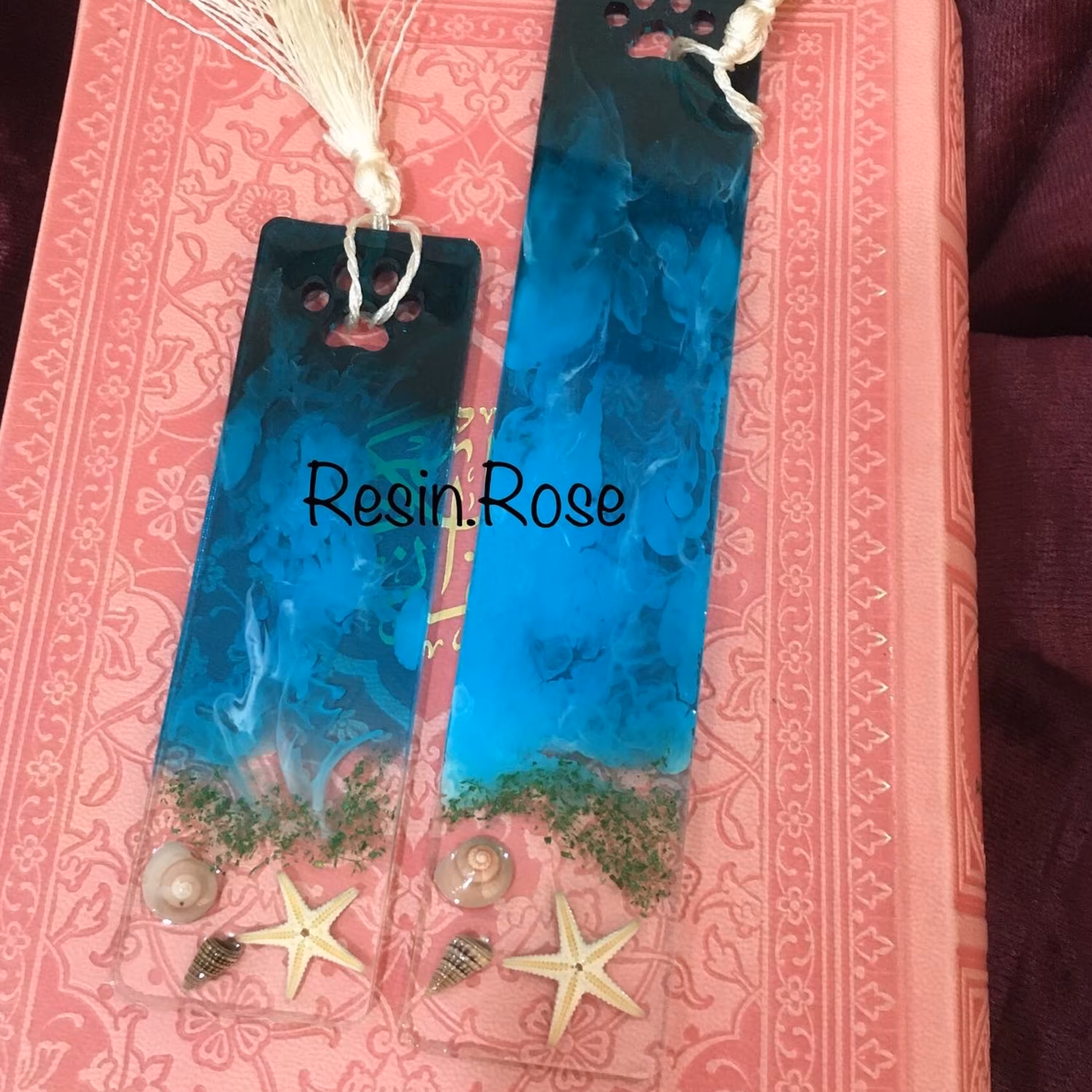 ست دو تایی بوک مارک(نشان کتاب) طرح دریا