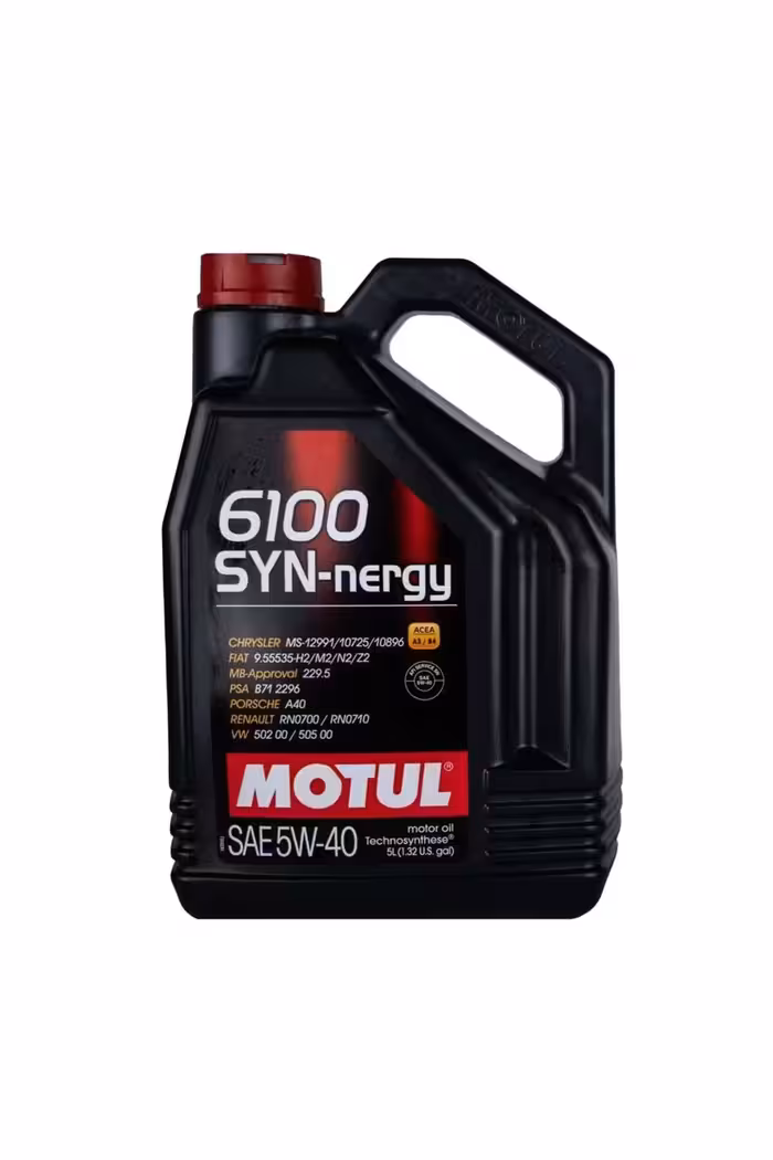 روغن و مکمل موتور 6100 SYNERGIE 5W 40 5 LT دیزل بنزین Motul
