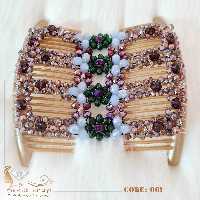 شانه موی جادویی تمام کریستال پرنچهر کد 001