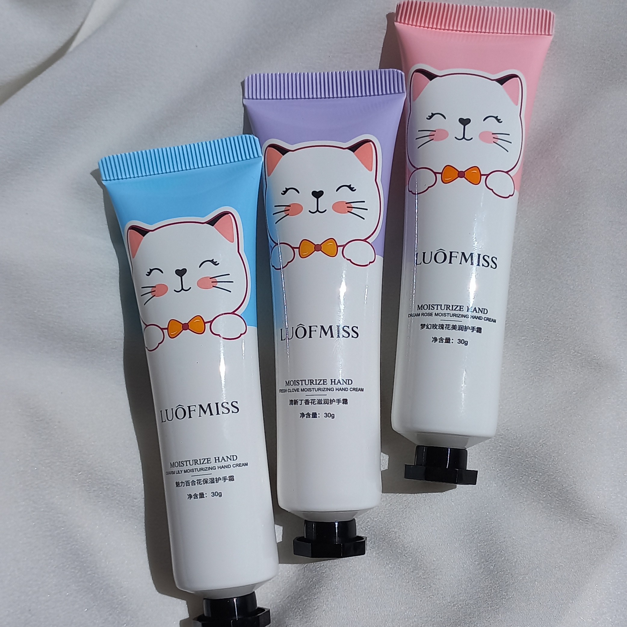 پک 3 عددی کرم مرطوب کننده دست و صورت لاف میس 