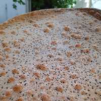 نان خانگی صد در صد گندم.فروش کیلویی.طعم واقعی نان