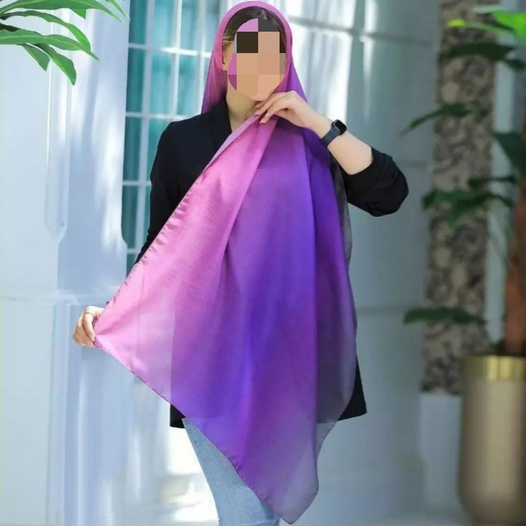 شال نخی رنگی 