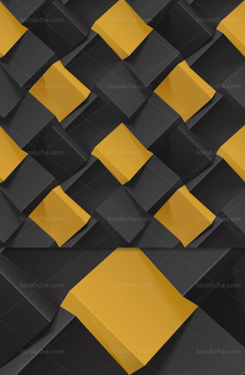 وکتور زمینه سه بعدی طلایی مشکی | گرافیک با طعم تربچه
