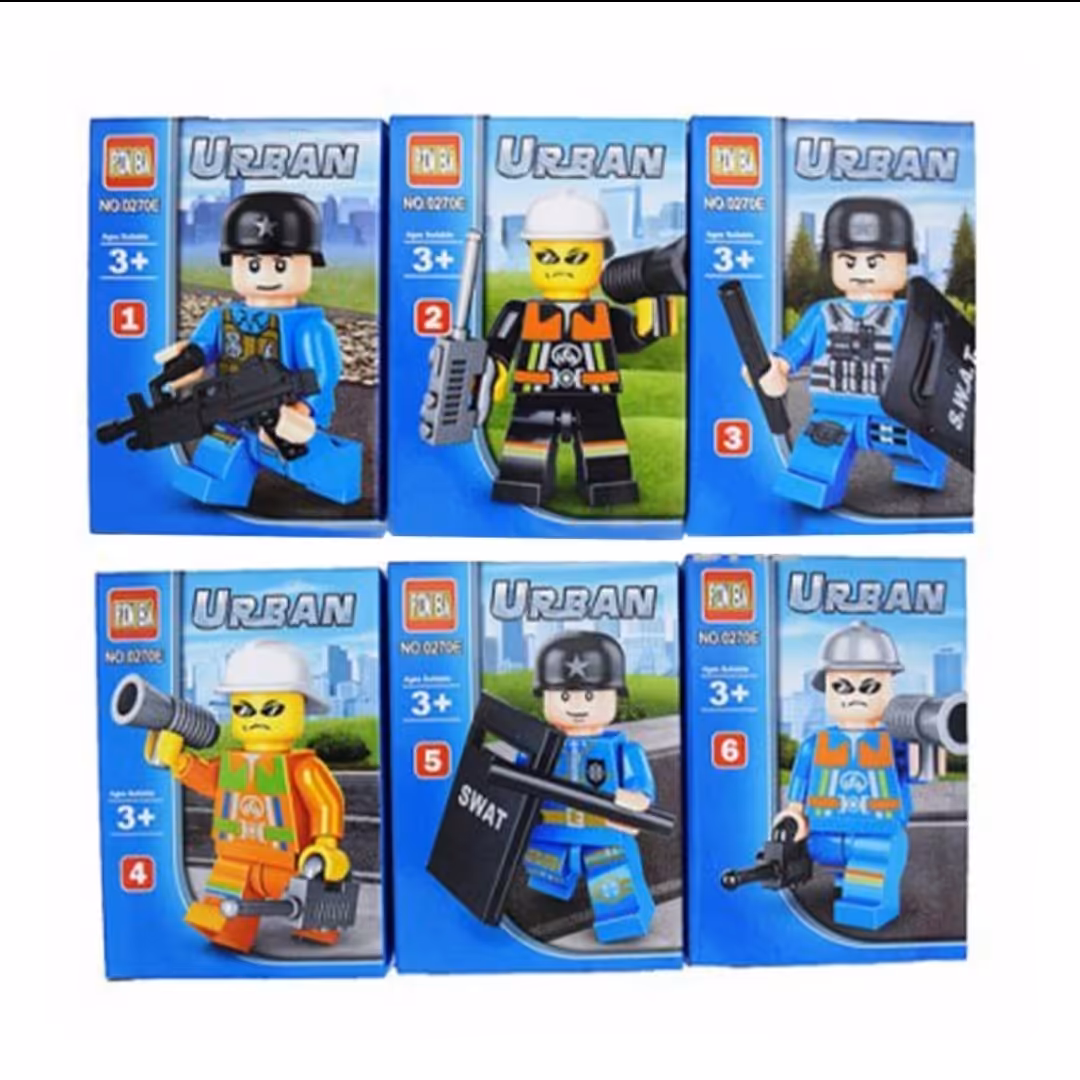 لگو فیگور پلیس تکی (6مدل)