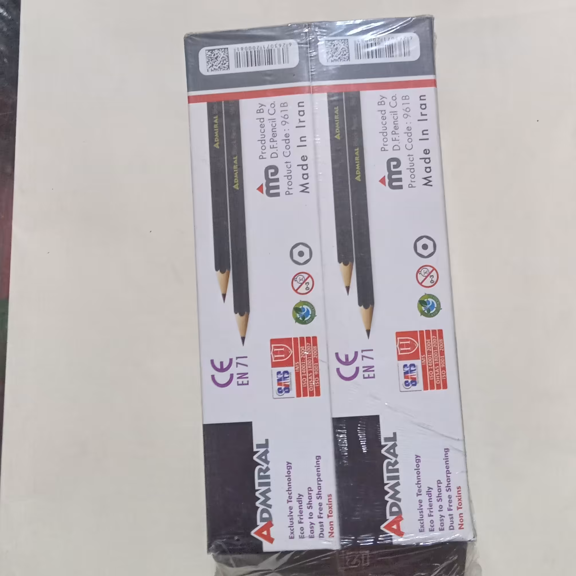 مداد مشکی ادمیرال بسته 12عددی