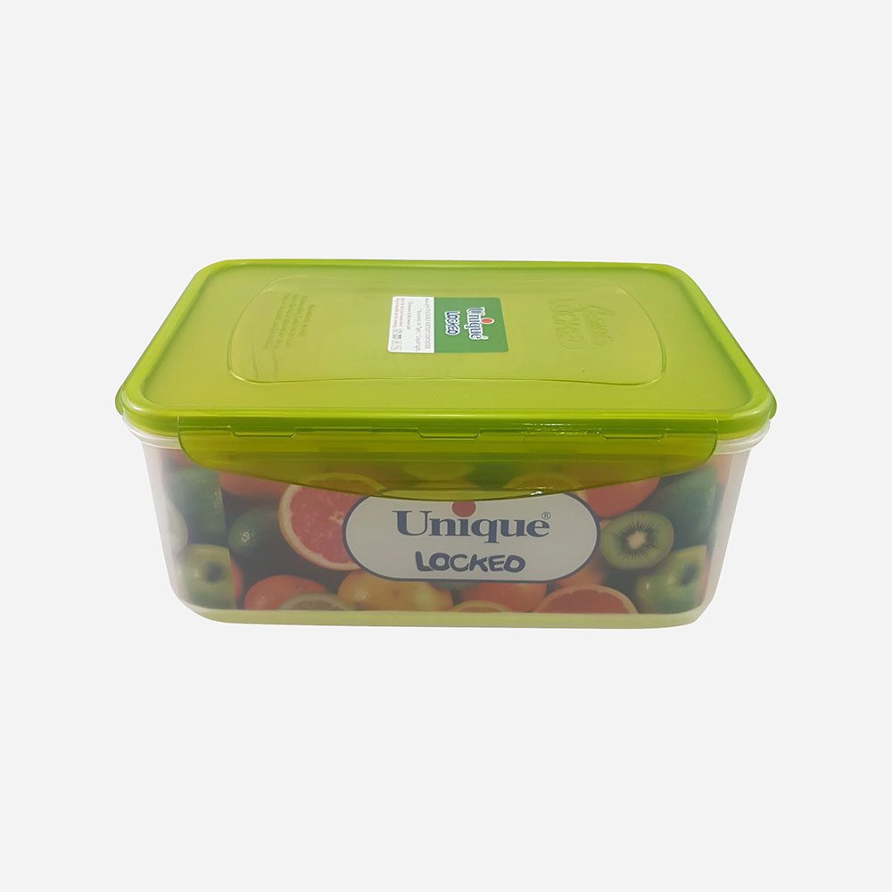 ظرف غذا فریزری مربعی 2.3 لیتر یونیک کد 2855