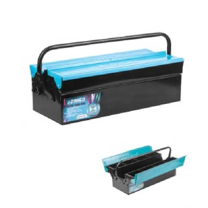 جعبه ابزار فلزی زانکو دو طبقه 50 سانت مدل Z-MTB502