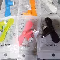 پنکه موبایلی Type-C(سفید.مشکی.آبی.نارنجی.صورتی.سبز)