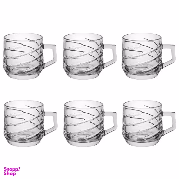 فنجان مدل میلک خطی بسته 6 عددی