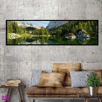 تابلو بکلیت طرح منظره دریاچه مدل کشیده B-7571