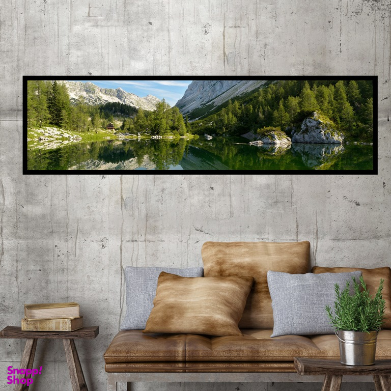 تابلو بکلیت طرح منظره دریاچه مدل کشیده B-7571