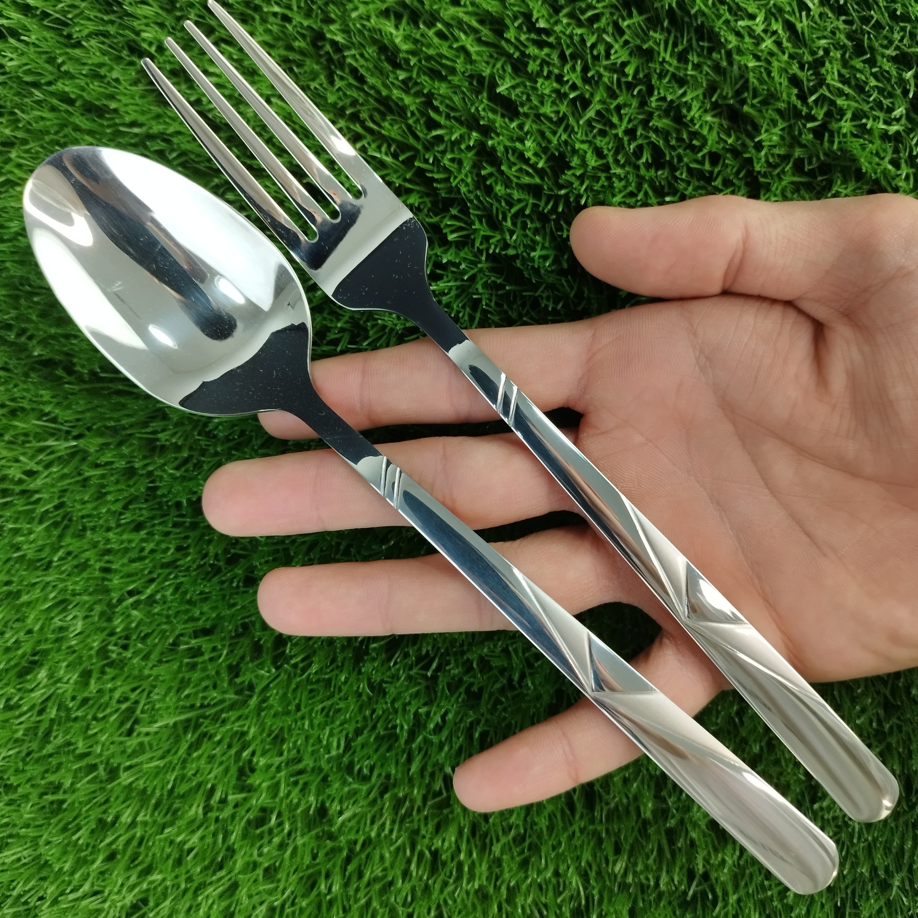 قاشق و چنگال استیل گیلدا مدل هایزن کد 166 بسته 6+6 عددی با ارسال رایگان 