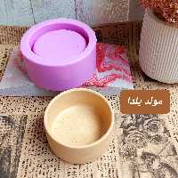 قالب سیلیکونی ظرف گرد استوانه ای 