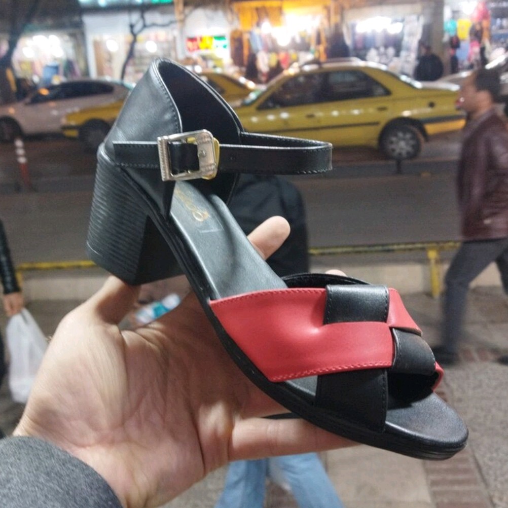 صندل پاشنه دار شیک پر فروش دارای رنگبندی