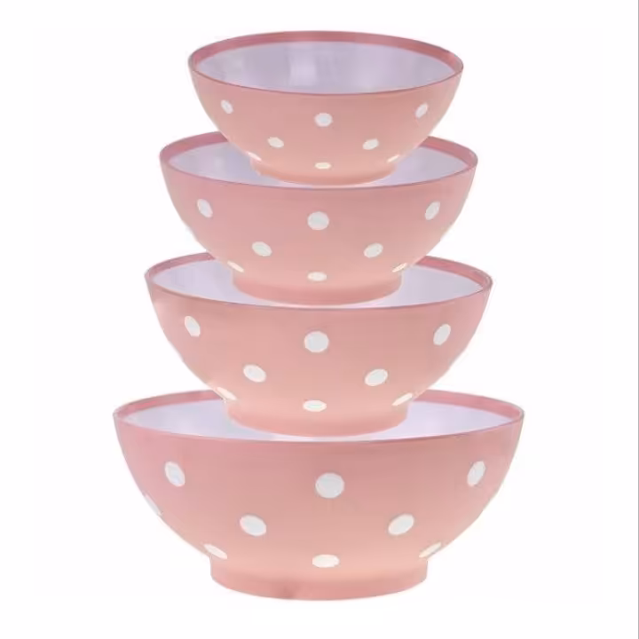 کاسه طرح خالدار مجموعه 3عددی